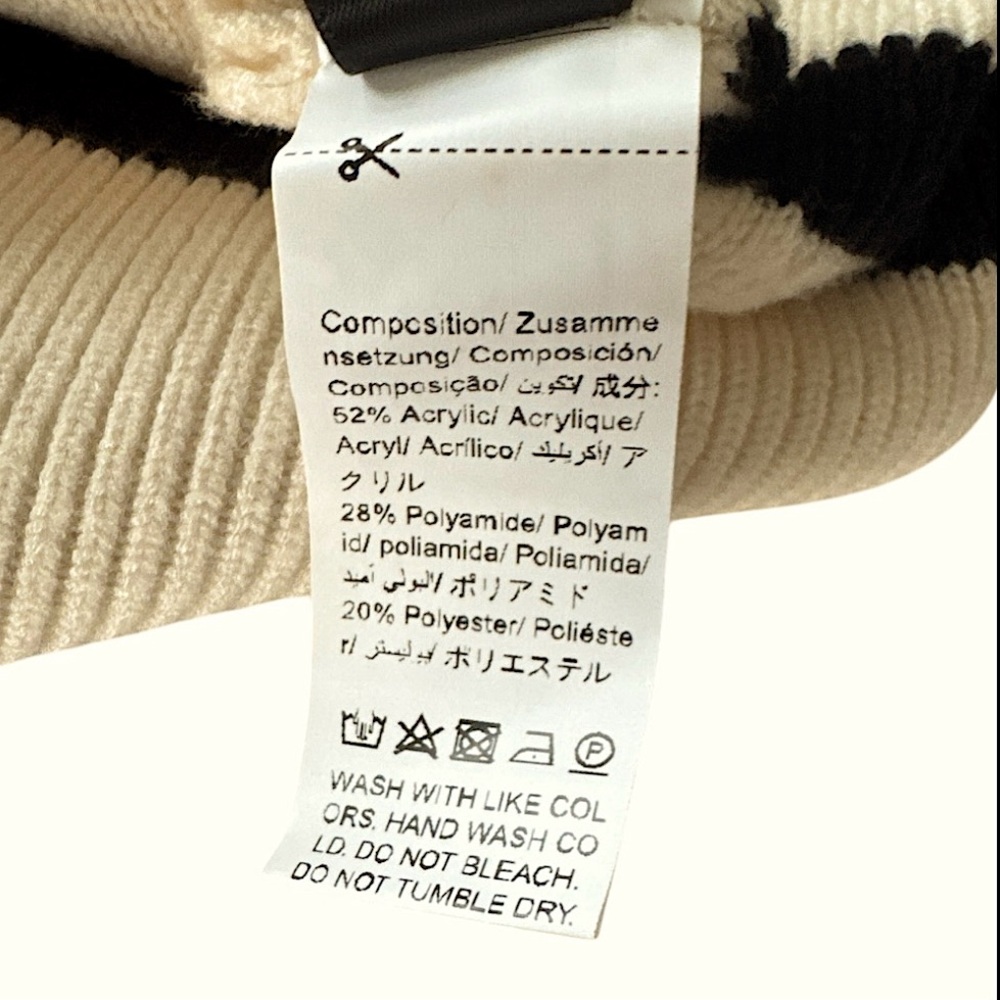 Color Block Button Front V-Neck Cardigan Size Large - Picture 6 of 7